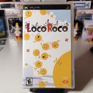 Sony LocoRoco PSP Game — White & Yellow Cover Art